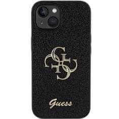 Guess Obal / kryt na Apple iPhone 15 čierne - originál GUESS