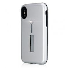 MobilMajak Obal / kryt pre Apple iPhone X / XS strieborný - Swarovski