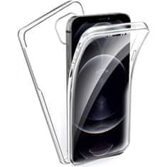 MobilMajak Obal / kryt pre Apple iPhone 12 ( 6,7" ) transparentný 360 Full Cover