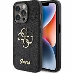 Guess Obal / kryt na Apple iPhone 15 Pro čierne - originál GUESS