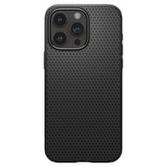 Spigen Obal / kryt na Apple iPhone 15 PRO MAX čierne - SPIGEN Liquid Air