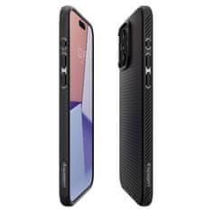 Spigen Obal / kryt na Apple iPhone 15 PRO MAX čierne - SPIGEN Liquid Air