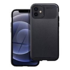 MobilMajak Obal / kryt na Apple iPhone 12 / 12 PRO čierne - CARBON PRO Case