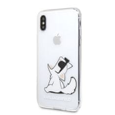 Karl Lagerfeld Obal / kryt na Apple iPhone X / XS transparentné - KARL LAGERFELD