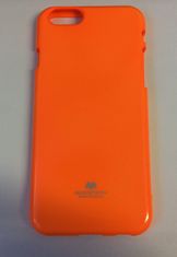 mobilNET Obal / kryt pre Apple iPhone 6/6S fosforový oranžový - JELLY