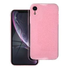 MobilMajak Obal / kryt na Apple iPhone XR ružové - CLEAR CASE 2mm BLINK