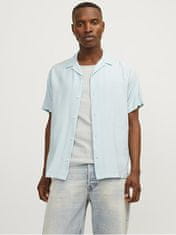 Jack&Jones Pánska košeľa JORJEFF Relaxed Fit 12256322 Crystal Blue (Veľkosť S)