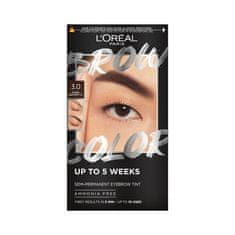 Loreal Paris Semi-permanentná farba na obočie Brow Color (Semi-Permanent Eyebrow Tint) (Odtieň 5.0 Brunette)