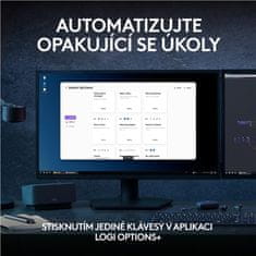 Logitech Počítačová klávesnice MX Keys S, CZ/ SK layout - grafitová