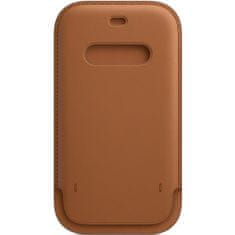 Apple Originálne Apple kožené púzdro MagSafe pre iPhone 12 Mini - Hnedá KP28798