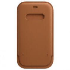 Apple Originálne Apple kožené púzdro MagSafe pre iPhone 12 / iPhone 12 Pro - Hnedá KP28797