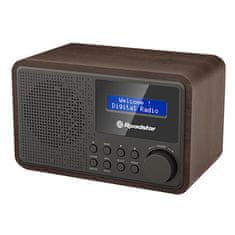 Roadstar Rádio , HRA-700D+/WD, retro, DAB+/FM, LCD, AUX