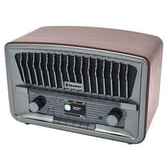 Roadstar Rádioprijímač , HRA-270D+BT, retro, vintage, LCD displej, Bluetooth, 230 V/50 Hz