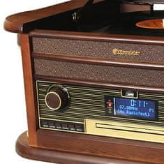 Roadstar Retro veža , HIF-1996BT, bluetooth, gramofón, CD/MP3, diaľkové ovládanie, LED displej, AM/FM, 40 W PMPO