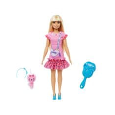 Mattel Moja prvá Barbie Moja prvá bábika Barbie pohyblivé končatiny + mačička HLL19 ZA5081