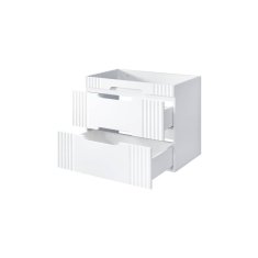 Kúpeľňová skrinka FIJI WHITE 82-80-D-2S - alpská biela