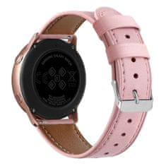 BStrap Leather Italy remienok na Garmin Vivoactive 5, pink