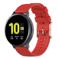 BStrap Silicone Rain remienok na Garmin Vivoactive 5, red