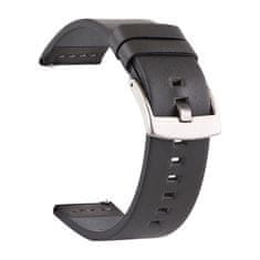 BStrap Fine Leather remienok na Garmin Vivoactive 5, black