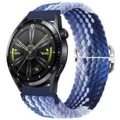 BStrap Elastic Nylon remienok na Garmin Vivoactive 5, blueberry