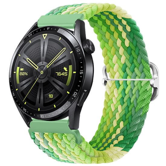 BStrap Elastic Nylon remienok na Garmin Vivoactive 5, lime