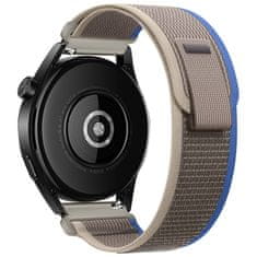 BStrap Velcro Nylon remienok na Garmin Vivoactive 5, black gray