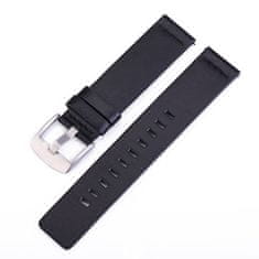 BStrap Fine Leather remienok na Garmin Vivoactive 5, black