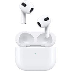 Apple AirPods bezdrôtové slúchadlá (2021) biela s MagSafe nabíjacím puzdrom