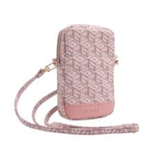 Guess  PU G Cube Walltet Phone Bag Zipper Pink