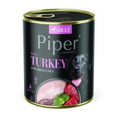 Piper Konzerva pre psa Morka a Brokolica 800g