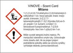 VINOVE Osviežovač vzduchu scented card - MILANO