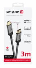 SWISSTEN kabel HDMI na HDMI 4K 60Hz 3,0 m (75501103)