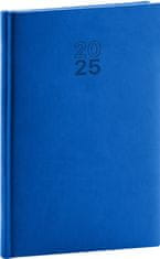 Notique Týždenný diár Aprint 2025, modrý, 15 x 21 cm