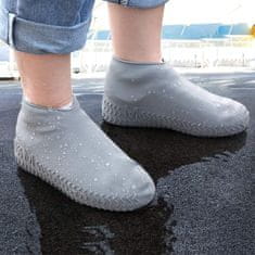 VIVVA® Ochranné vodoodolné silikónové návleky na obuv (1 pár) – šedá | SHOESAVER