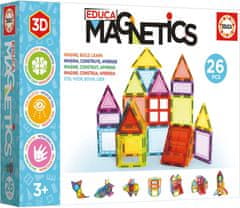 EDUCA Magnetická stavebnica Magnetics 26 vďaky