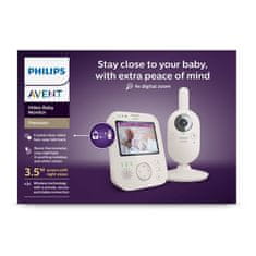 Philips Avent Chůvička dětská video SCD891/26 + NATTOU Uspáváček 4v1 Sleepy Bear Beige 0m+