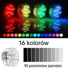 APT  ZD115 Vodotesné LED RGB osvetlenie s diaľkovým ovládačom