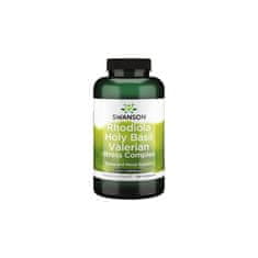 Swanson Doplnky stravy Rhodiola Holy Basil Valerian Stress Complex