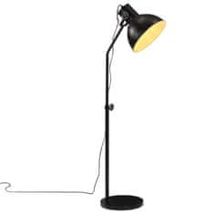 Petromila vidaXL Podlahová lampa 25 W čierna 30x30x90-150 cm E27