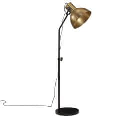 Petromila vidaXL Podlahová lampa 25 W starožitná mosadzná 30x30x90-150 cm E27