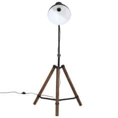 Petromila vidaXL Podlahová lampa 25 W čierna 75x75x90-150 cm E27