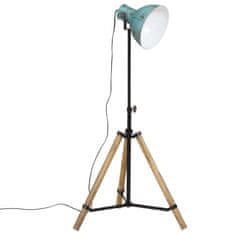 Petromila vidaXL Podlahová lampa 25 W šmuhovaná modrá 75x75x90-150 cm E27