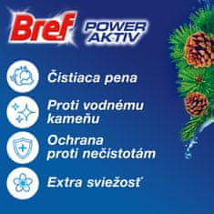 Bref Power Aktiv Pine tuhý WC blok 6 x 50 g