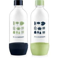 SODASTREAM Fľaša JET 2x1l Green/Navy do umývačky SODA