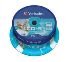 CD-R(25-Pack)Spindle/Printable/52x/700MB