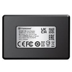 Transcend Čtečka paměťových karet RDC8K, USB-C/ SDHC, SDXC, microSDHC, microSDXC, CompactFlash - černá