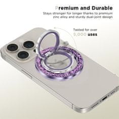 Tech-protect MMR200 MagSafe Ring držiak na mobil na prst, fialový