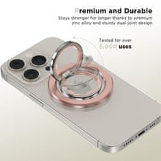 Tech-protect MMR300 MagSafe Ring držiak na mobil na prst, ružový