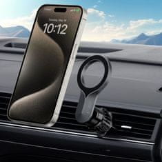 Tech-protect N55 MagSafe držiak na mobil do auta, čierny
