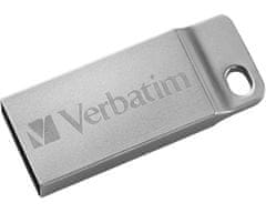 VERBATIM Flash disk Store 'n' Go Metal Executive/ 16GB/ USB 2.0/ strieborná